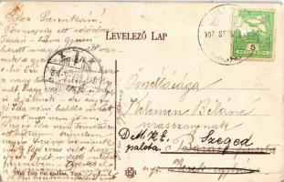 1907 Tura, templom, ünnepség. Oláh Tóth Pál kiadása (felületi sérülés / surface damage)