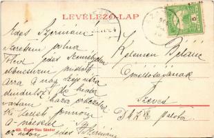 Szatymaz, Fürdő, vasútállomás, hajtány, Neu Sándor üzlete és saját kiadása (b)