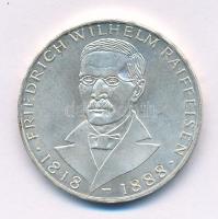 NSZK 1968J 5M Ag "Friedrich Raiffeisen születésének 150. évfordulója" T:AU 
FRG 1968J 5 M...