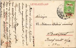 1916 Szeged, Tisza Lajos körúti REÖK-palota. Grünwald Hermann kiadása (apró szakadás / tiny tear)