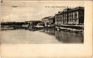 Lugos, Lugoj; M. kir. állami főgimnázium. Cristina Pacurare kiadása / grammar school (kopott sarkak / worn corners)