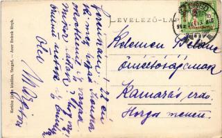Szeged, Rákóczi szobor, leleplezve 1912. október 29. Kertész János kiadása, Auer fivérek fényk. (EK)