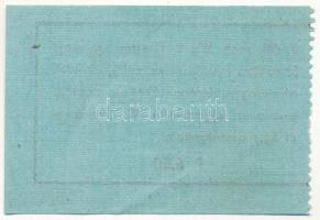 1940 k. "Wu 2 Cream" szelvény 6,50P értékben, melyet a "Nőifodrászok Mesteregyesülésé...