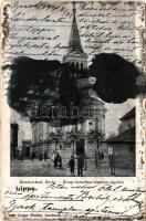 1901 Lippa, Lipova; Római katolikus templom. Gregor Fischer kiadása / Römisch-kath. Kirche / Catholic church (fl)
