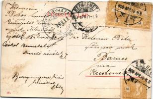 1909 Szeged, Tisza Lajos körúti REÖK-palota. Grünwald Hermann kiadása (ázott sarkak / wet corners)