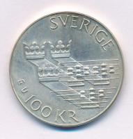 Svédország 1985. 100K Ag "XVI. Károly Gusztáv / A európai zeneév" T:AU
Sweden 1985. 100 K...