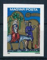 1989 Karácsony vágott bélyeg