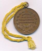 1903. "Kerületi Ifjúsági Tornaverseny Esztergomban 1903. május 21." kétoldalas bronz érem füllel (37mm) T:AU