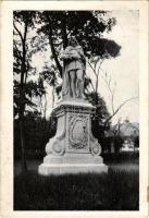 1934 Gödöllő, Szent Imre herceg szobor. Krummer G. felvétele, Storcz B. Mátyás kiadása (EB)