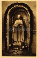 Budapest V. Kegyes Tanítórendi Gimnázium belseje, Szent Imre szobra, Vastagh László alkotása. Rigler...