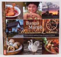 Bangó Margit: Határtalan lakoma. Tradicionális magyar, roma és erdélyi ételek. Bp., 2009, EMI Zenei Kft. Gazdag képanyaggal illusztrálva. Kiadói kartonált papírkötés.