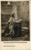 Budapest V. Szent Imre oltárkép a Bazilikában. Vastagh Gyula művészi szalon kiadása / Sanctus Emeric...