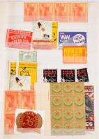 Régi és ujabb, vegyes alkalmi és kiállítási levélzáró gyűjtemény 8 berakólapon sok régivel / Collect...