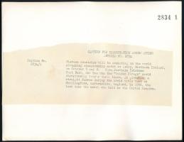 cca 1965 Hugh Barr ír származású férfi, az Észak-Írországban rendezett traktorverseny részvevője, há...