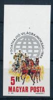 1989 Fogathajtó világbajnokság II. vágott ívszéli bélyeg