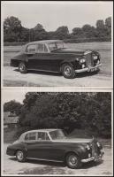 Retró autók, Bentley S2, Rolls-Royce Silver Cloud, Bentley S3, stb, feliratozott sajtófotók, 17×21 c...