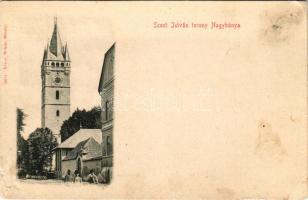 Nagybánya, Baia Mare; Szent István torony. Molnár Mihály kiadása / tower (b)