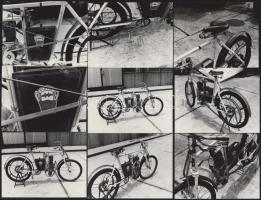Vegyes, motorkerékpárokról készült fotó tétel, 14 db, 9×12 cm