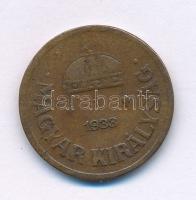 1933. 2f bronz T:VF Adamo P2