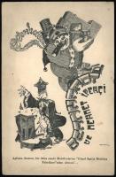 Bernhardt Béla törökországi bútorgyárának reklámlapja, kétoldalas, 16,5x11 cm