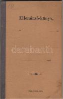 Ellenörző-könyv az 1900/01-es tanévre
