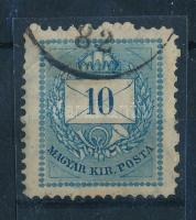 1881 10kr 13:12 1/2 fogazás