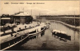 Venezia, Venice; Lido, Excelsior Hotel, Garage dal Belvedere