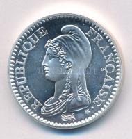 Franciaország 1992. 1Fr Ag "Az Első Köztársaság 200. évfordulója" kapszulában T:UNC
Franc...
