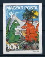 1990 Az írásbeliség nemzetközi éve vágott bélyeg