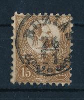 1871 Kőnyomat 15kr "BUZIAS" (Gudlin 150 p) (min 55.000) (utánfogazva / reperforated)