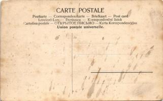 Frontiére Avricourt / Grenzen / border with flags and soldiers (fl)