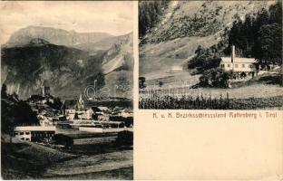 1918 Rattenberg (Tirol), K.u.k. Bezirksschießstand / K.u.K. military district shooting range, genera...