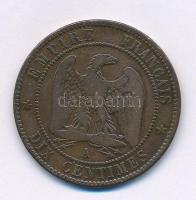 Franciaország / Második Császárság 1853A 10c bronz "III. Napóleon" T:VF
France / Second E...