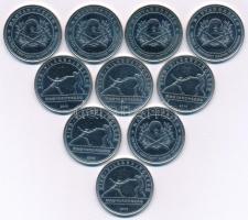 2019. 50Ft "Vívó-Világbajnokság" (5x) + 2020. 50Ft Cu-Ni "150 éves a szervezett magyar tűzoltóság" (5x) T:AU,XF Adamo FOEM15, FOEM16