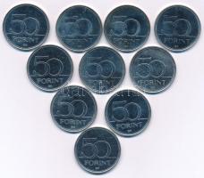 2019. 50Ft "Vívó-Világbajnokság" (5x) + 2020. 50Ft Cu-Ni "150 éves a szervezett magya...