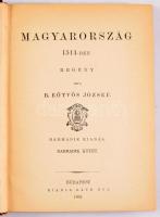 b. Eötvös József munkái sorozat 13 kötete. Bp., 1891-1892. Ráth Mór. Aranyozott, festett, egészvászo...