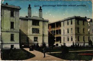 Gyula, Békés vármegyei kórház, sebészeti pavilon (EM)