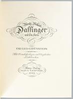 Leo Grünstein: Moritz Michael Daffinger und sein Kreis von Dr. - -. Mit 27 mehr Farbigen und 44 geso...