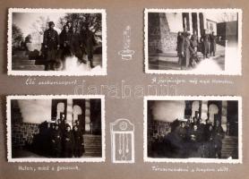 ca 1953 Magyar katona képes naplója a katonai szolgálatról. kb 60 db nagy részt katonai vonatkozású ...