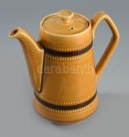 James Sadler and Sons régi angol teás kanna, jelzett, hibátlan (mázrepedéssel), m: 21 cm