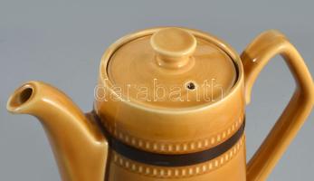 James Sadler and Sons régi angol teás kanna, jelzett, hibátlan (mázrepedéssel), m: 21 cm