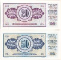 Jugoszlávia 1978. 20D + 1968. 50D T:UNC
Yugoslavia 1978. 20 Dinara + 1968. 50 Dinara C:UNC
Krause ...