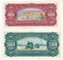 Jugoszlávia 1963. 100D + 500D T:AU
Yugoslavia 1963. 100 Dinara + 500 Dinara C:AU
Krause P#73, P#74