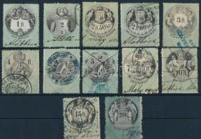 12 klf régi okmánybélyeg