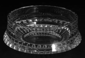 Ólomkristály bonbonkínáló, hibátlan, 16x7 cm