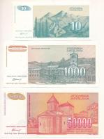 Jugoszlávia 1994. 10D + 1000D + 50.000D T:UNC-AU
Yugoslavia 1994. 10 Dinara + 1000 Dinara + 50.000 ...