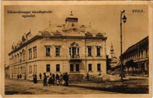 1911 Gyula, Békés vármegyei takarékpénztári egyesület. Dobay János kiadása. W.L. Bp. Nr. 6109. (EK)