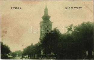 Gyoma (Gyomaendrőd), Evangélikus templom. Nádudvary Mihály kiadása (fl)