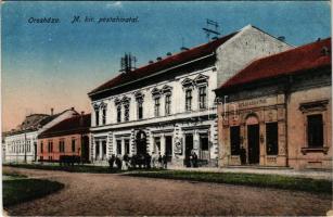 Orosháza, M. kir. postahivatal, gyógyszertár, Berger Lajos üzlete (EK)