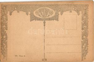 Boldog Ünnepeket! Országos Anya és Csecsemővédő Egyesület kiadása 925. sz. / Christmas greeting art ...